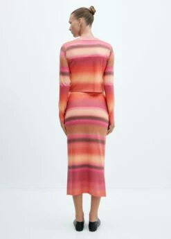 Jupe Maille Imprimée Dégradée 8 Jupe Maille Imprimée Dégradée -New Trendy Shop 57035809 20 R