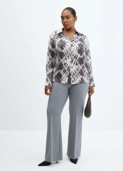 Chemise Tie And Dye Satinée -New Trendy Shop 57035811 68 D3