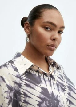 Chemise Tie And Dye Satinée -New Trendy Shop 57035811 68 D4