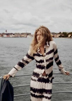 Chemise Plissée Tie And Dye -New Trendy Shop 57035813 05 D6