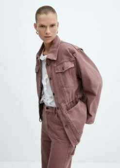 Blouson En Jean Cordon De Serrage 10 Blouson En Jean Cordon De Serrage -New Trendy Shop 57035980 68