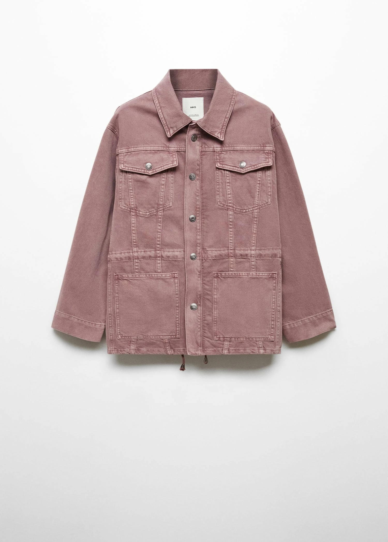 Blouson En Jean Cordon De Serrage 7 Blouson En Jean Cordon De Serrage – Image 7