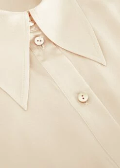 Chemise Soie Drapée Sur Le Côté 10 Chemise Soie Drapée Sur Le Côté -New Trendy Shop 57036022 05 D8