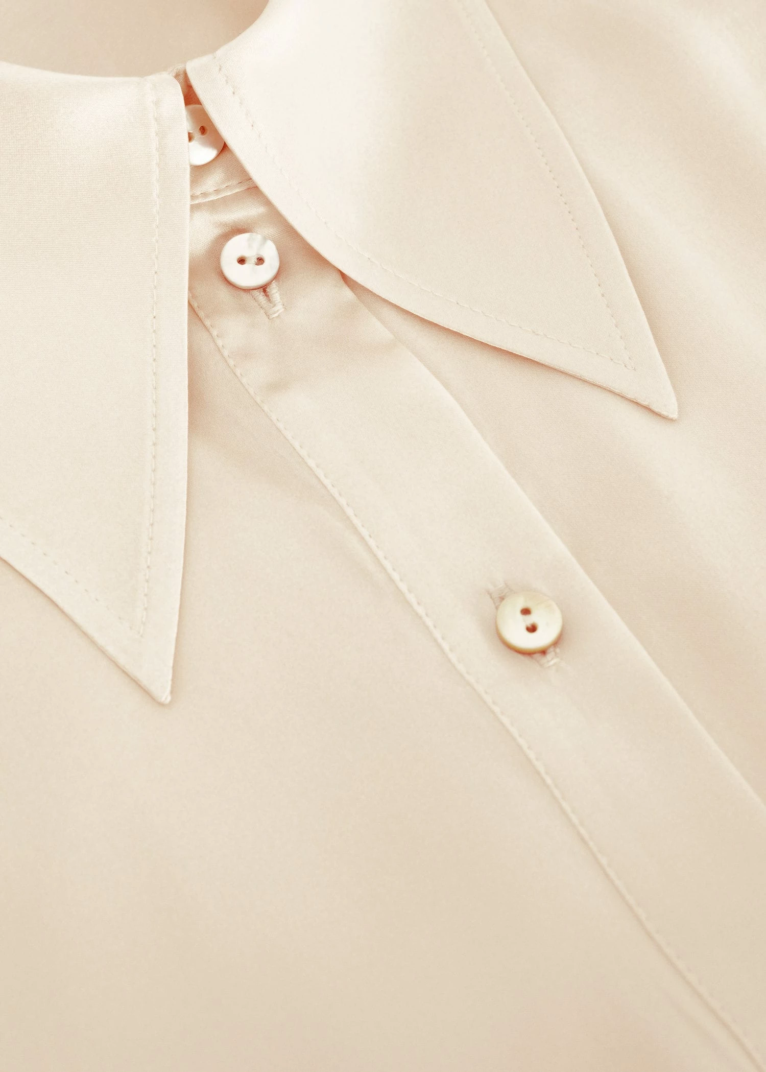 Chemise Soie Drapée Sur Le Côté 5 Chemise Soie Drapée Sur Le Côté – Image 5