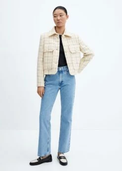 Veste Tweed à Carreaux -New Trendy Shop 57036026 05 99999999 01