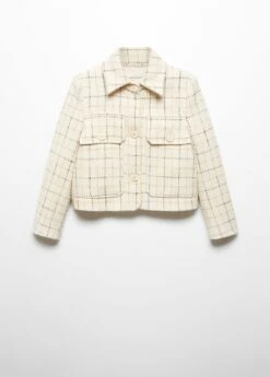 Veste Tweed à Carreaux -New Trendy Shop 57036026 05 B