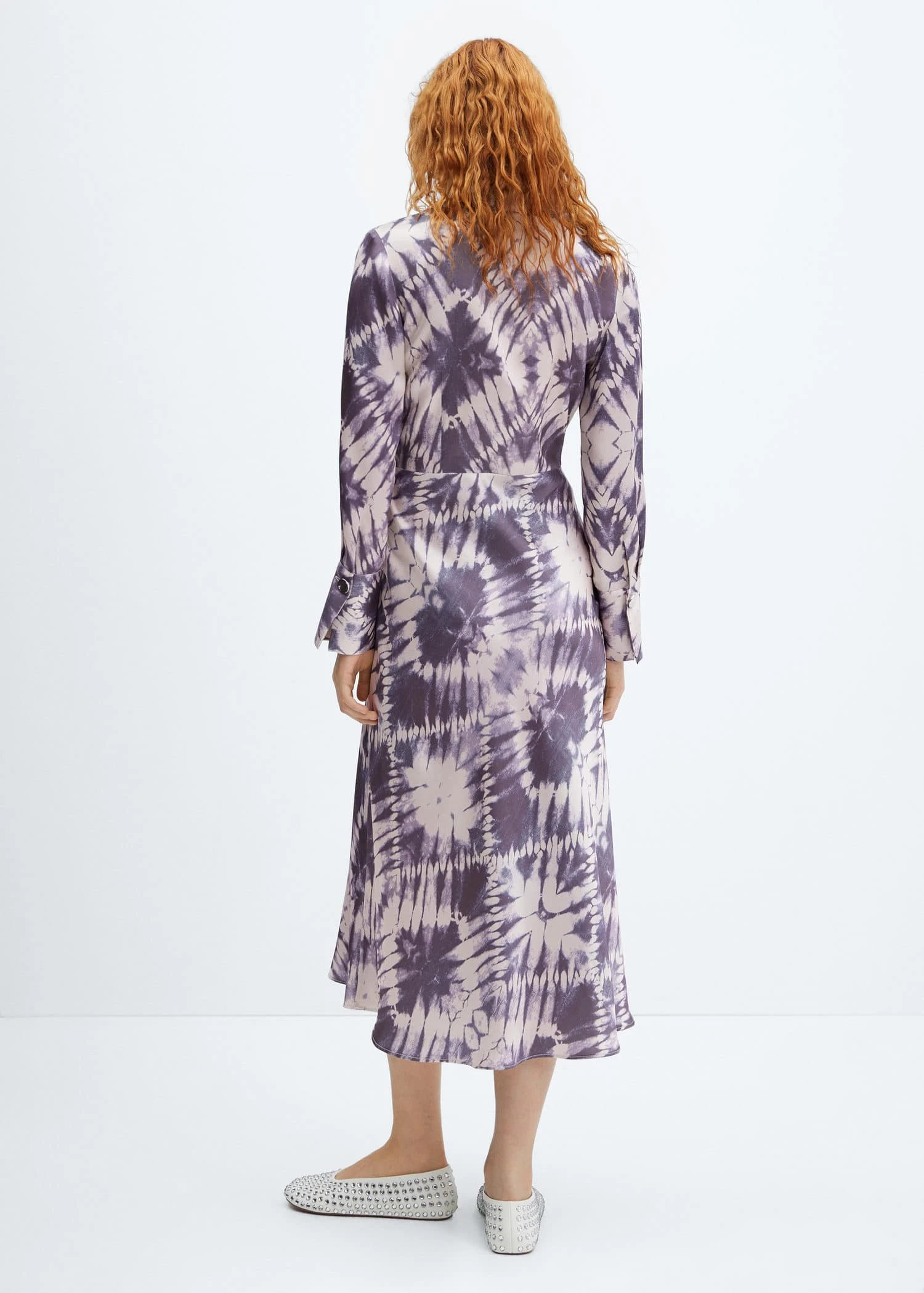 Robe Tie And Dye Satinée 3 Robe Tie And Dye Satinée – Image 3