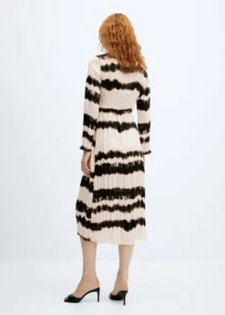 Robe Chemise Plissée Tie And Dye -New Trendy Shop 57036316 05 R