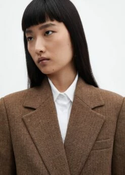 Veste De Costume à Chevrons En Laine 14 Veste De Costume à Chevrons En Laine -New Trendy Shop 57037723 30 D1