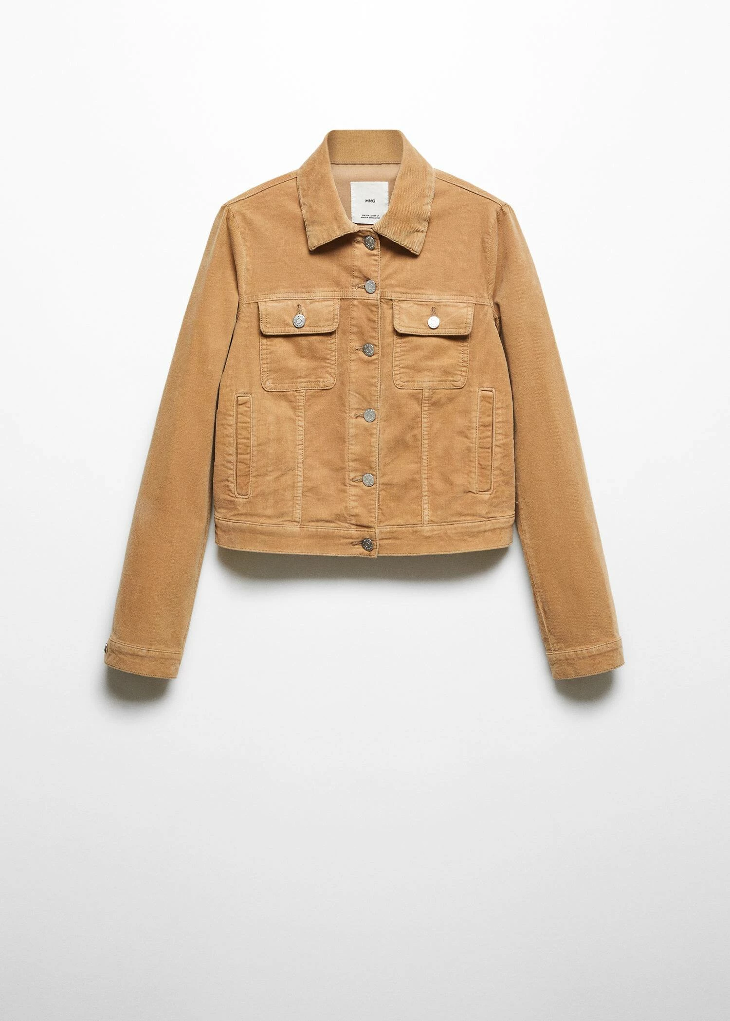 Blouson Velours Côtelé Col Imitation Mouton Retourné 7 Blouson Velours Côtelé Col Imitation Mouton Retourné – Image 7