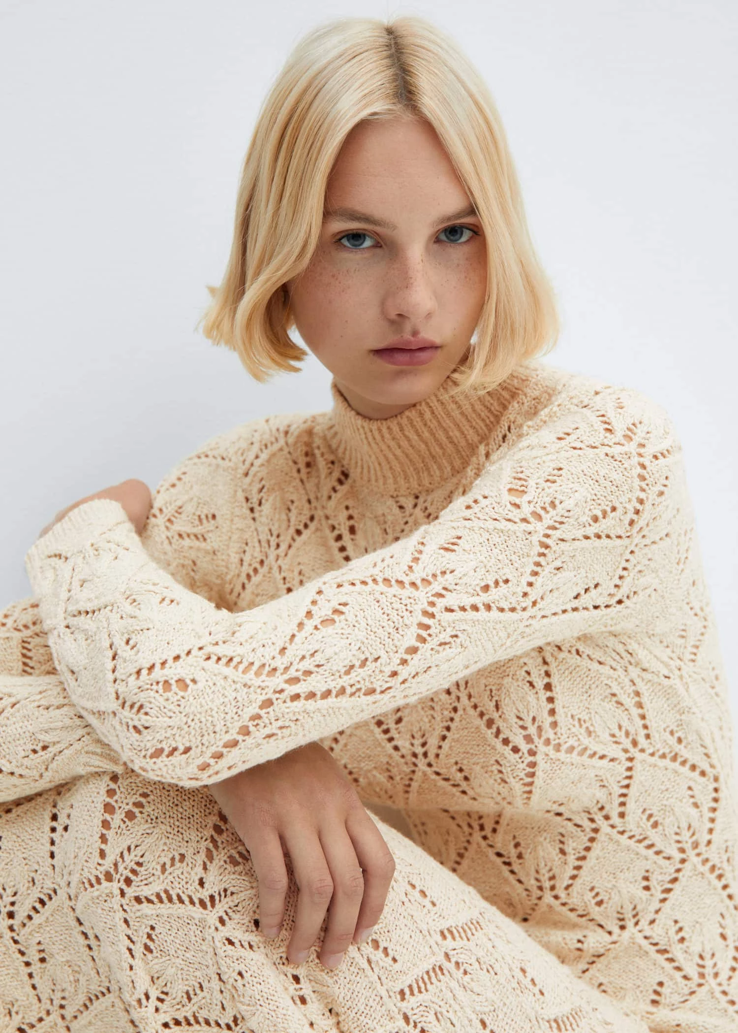 Robe Maille Détails Ajourés 5 Robe Maille Détails Ajourés – Image 5