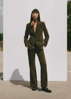 Veste Costume Velours Ras -New Trendy Shop 57037728 37 D7