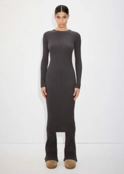 Robe Midi à Bords Côtelés -New Trendy Shop 57037735 95 99999999 01