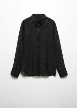 Chemise Semi-transparente Plumetis 19 Chemise Semi-transparente Plumetis -New Trendy Shop 57038268 99 B