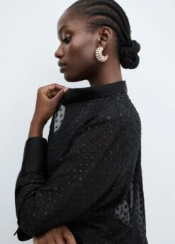 Chemise Semi-transparente Plumetis 15 Chemise Semi-transparente Plumetis -New Trendy Shop 57038268 99 D4