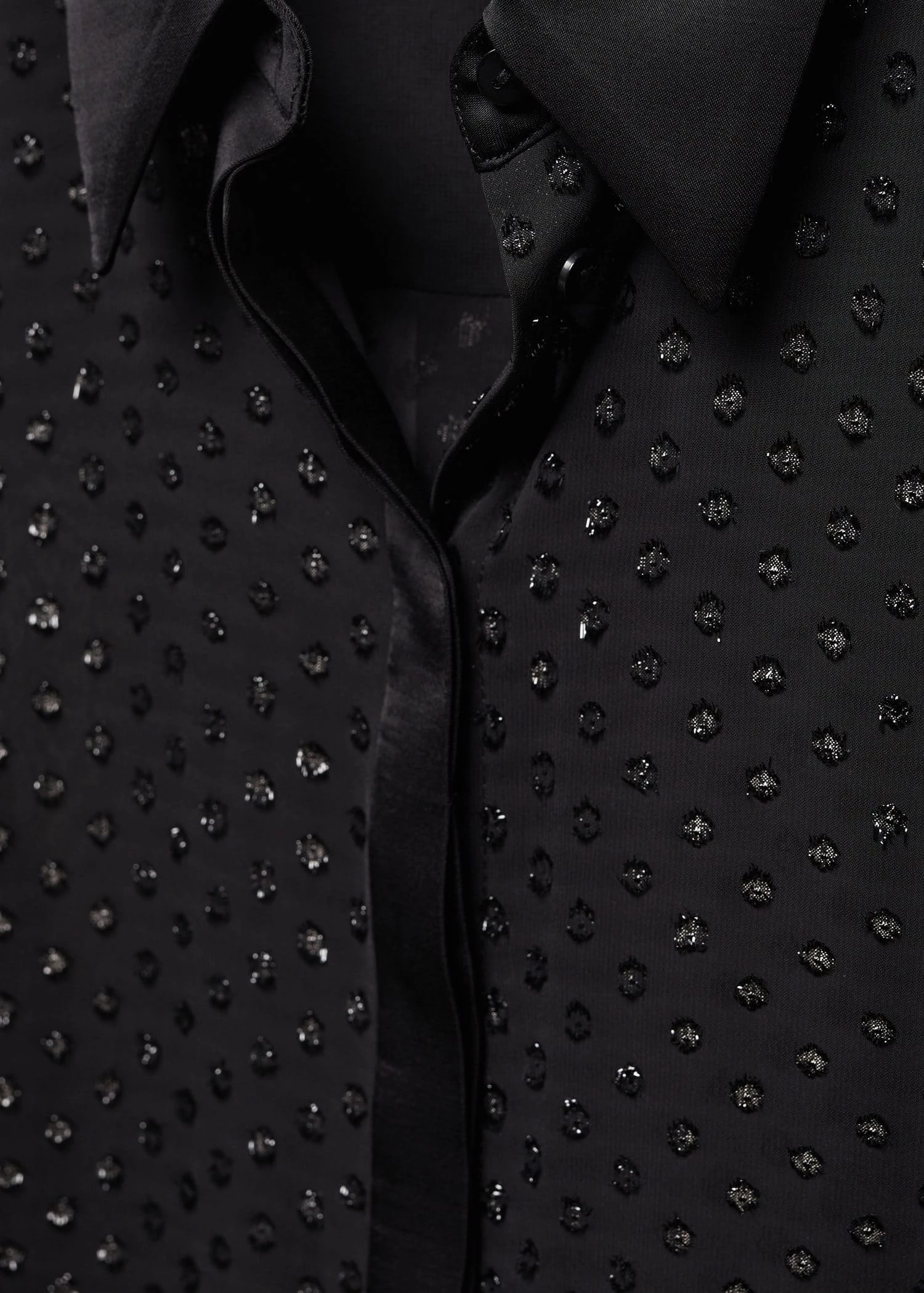 Chemise Semi-transparente Plumetis 9 Chemise Semi-transparente Plumetis – Image 9