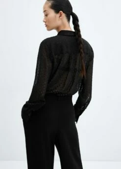 Chemise Semi-transparente Plumetis 12 Chemise Semi-transparente Plumetis -New Trendy Shop 57038268 99 R