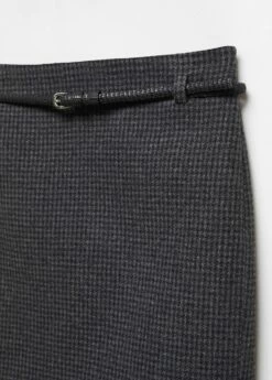 Jupe Pied-de-poule Ceinture -New Trendy Shop 57038280 92 D8