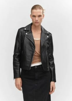 Blouson Biker En Cuir