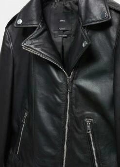 Blouson Biker En Cuir -New Trendy Shop 57039805 99 D8