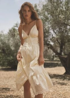 Robe Chemise Détails Ajourés -New Trendy Shop 57040081 10 D7