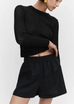 Short Lin Taille élastique