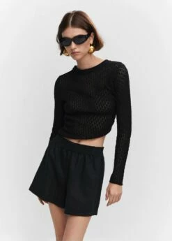 Short Lin Taille élastique -New Trendy Shop 57040255 99 D1