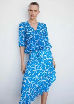 Jupe Asymétrique Imprimée -New Trendy Shop 57040266 52 D1