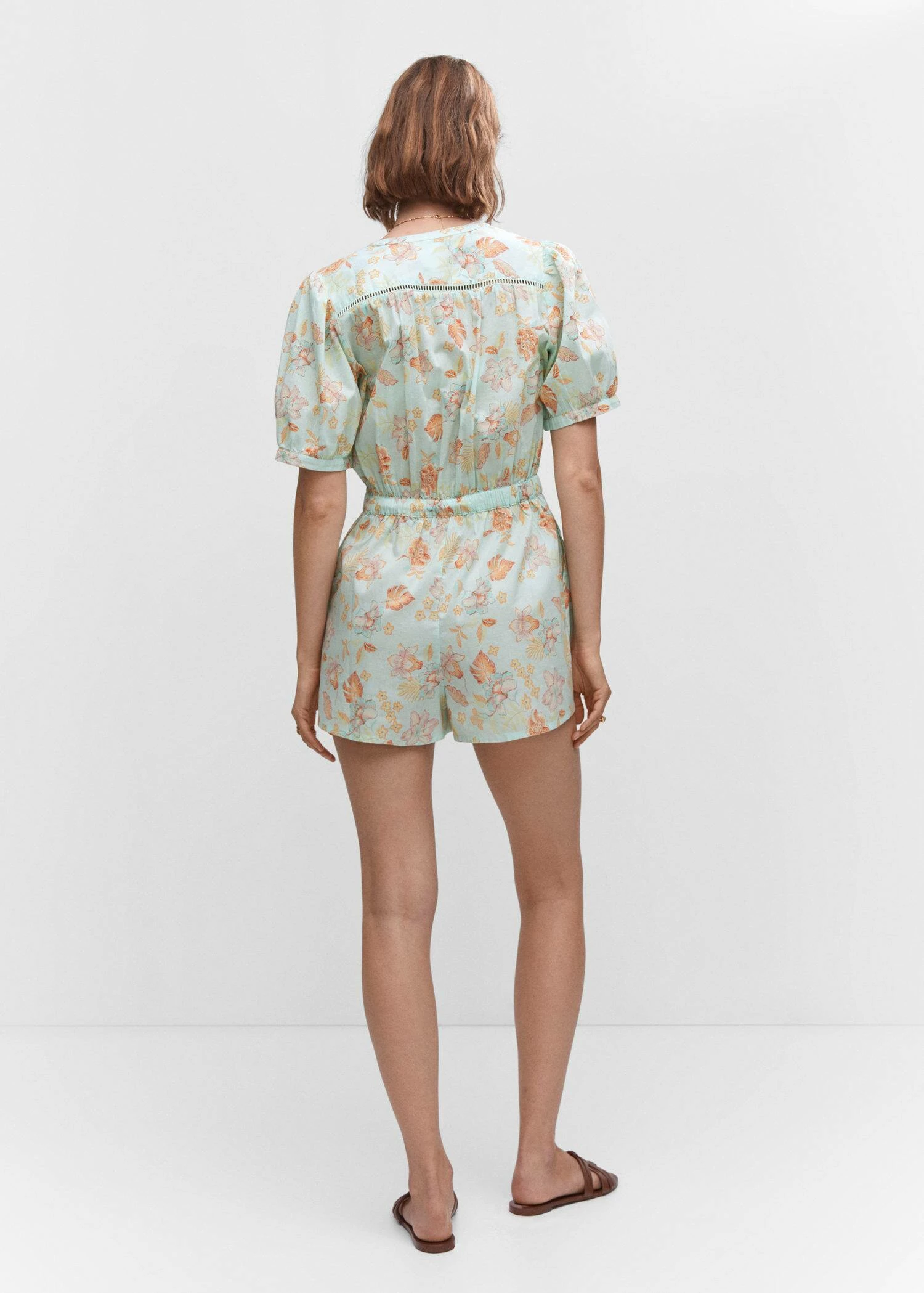 Combi-short à Fleurs 3 Combi-short à Fleurs – Image 3