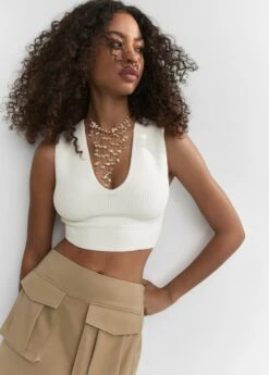 Top Crop Côtelé -New Trendy Shop 57040312 05 D2