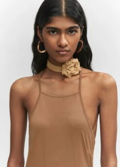 Robe Modal Emmanchures Américaines -New Trendy Shop 57040315 17 D1