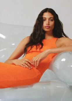 Robe Texturée Ouverture -New Trendy Shop 57040317 20 D6