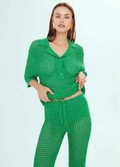 Pantalon Maille Ajourée 15 Pantalon Maille Ajourée -New Trendy Shop 57040378 43 D1