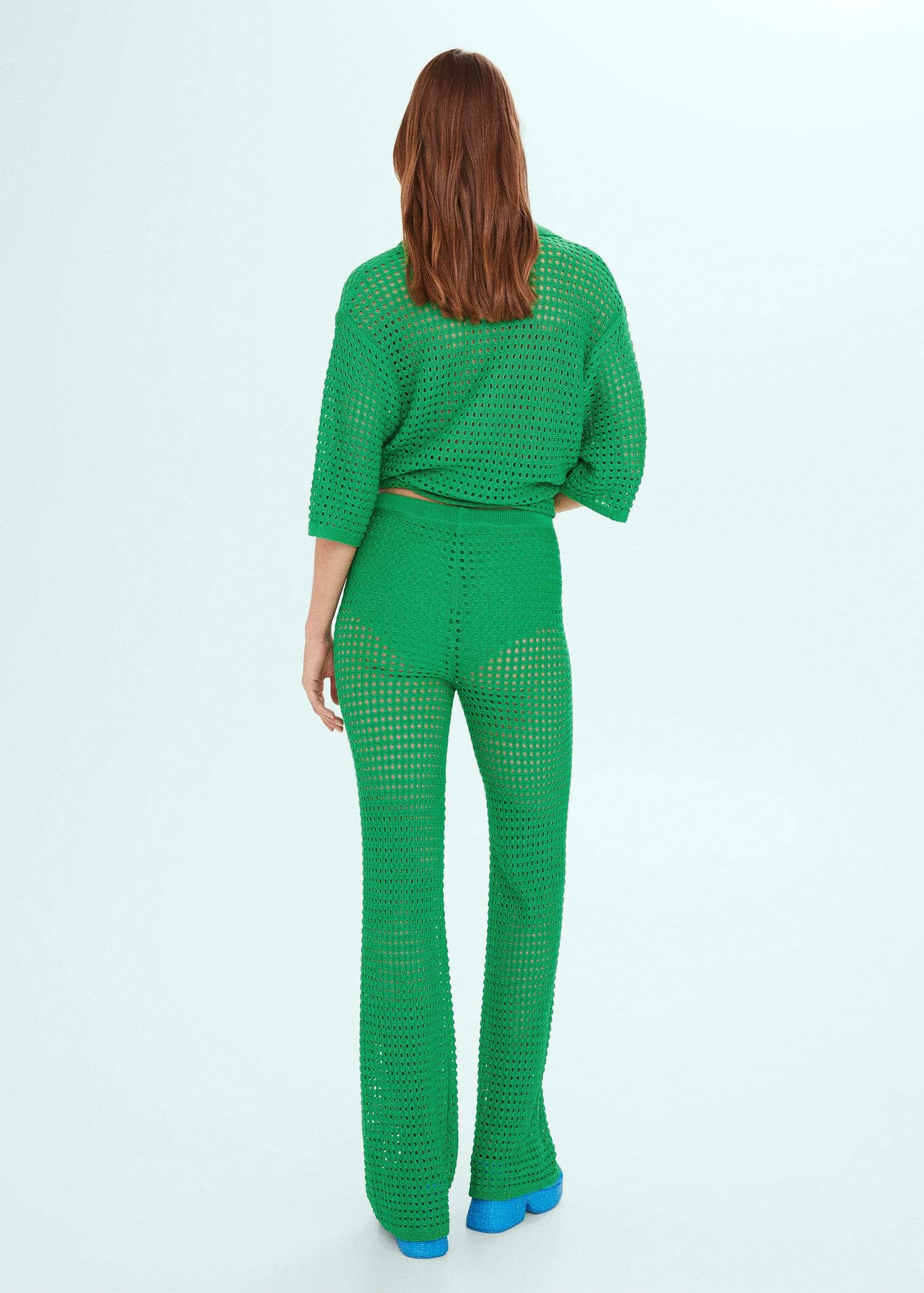 Pantalon Maille Ajourée 3 Pantalon Maille Ajourée – Image 3