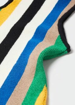 Robe Midi Maille Multicolore -New Trendy Shop 57040379 05 D8