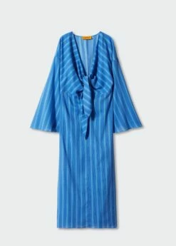 Robe Rayures Détail Nœud -New Trendy Shop 57040387 52 B