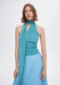 Top Asymétrique Lurex