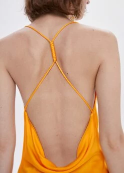 Robe Satin Col Bénitier 11 Robe Satin Col Bénitier -New Trendy Shop 57040458 20 D6