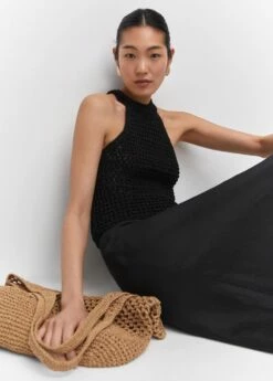 Top Emmanchures Américaines Lurex -New Trendy Shop 57040459 99 D2