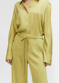 Pantalon Plissé Satiné 24 Pantalon Plissé Satiné -New Trendy Shop 57040699 14 D6