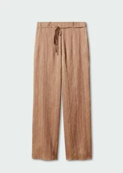 Pantalon Plissé Satiné 19 Pantalon Plissé Satiné -New Trendy Shop 57040699 30 B