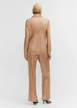 Pantalon Plissé Satiné 16 Pantalon Plissé Satiné -New Trendy Shop 57040699 30 R