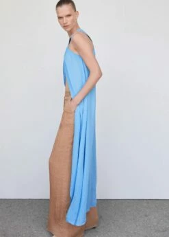 Robe Plissée Emmanchures Américaines -New Trendy Shop 57040721 52 D2