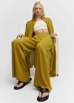 Pantalon Wideleg Taille élastique -New Trendy Shop 57040730 36 D2