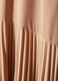 Robe à Empiècement Plissé 19 Robe à Empiècement Plissé -New Trendy Shop 57040750 33 D8