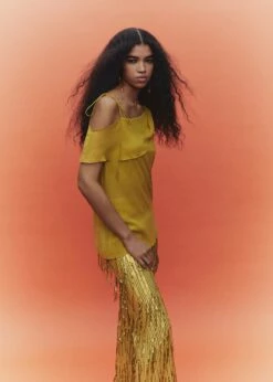 Top Franges Métallisées -New Trendy Shop 57040776 36 D6