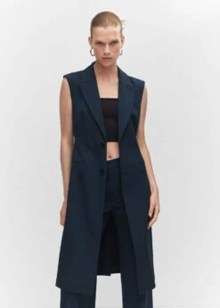 Gilet Long Nœud -New Trendy Shop 57040813 56