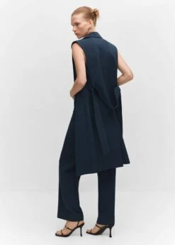 Gilet Long Nœud -New Trendy Shop 57040813 56 D2