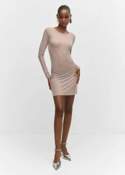 Robe Maille Filet Détail Cristal 9 Robe Maille Filet Détail Cristal -New Trendy Shop 57041028 83 99999999 01