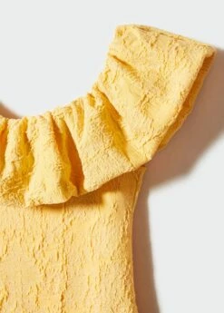 Robe Texturée Volantée -New Trendy Shop 57041171 12 D8